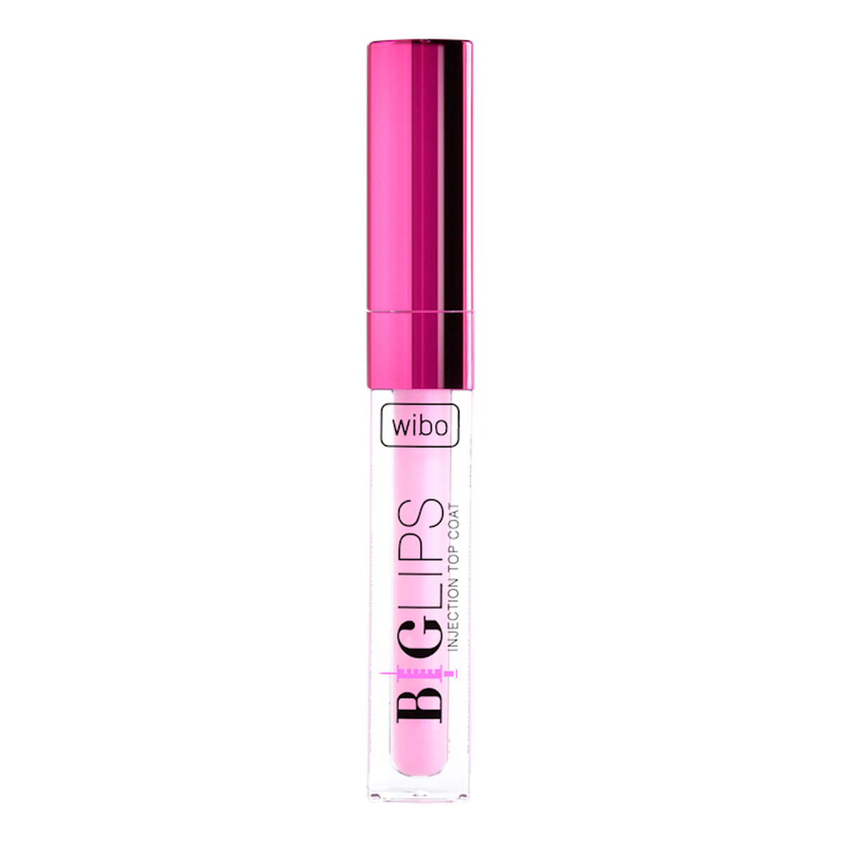 Wibo Big Lips Injection Top Coat błyszczący topper do ust z olejem migdałowym