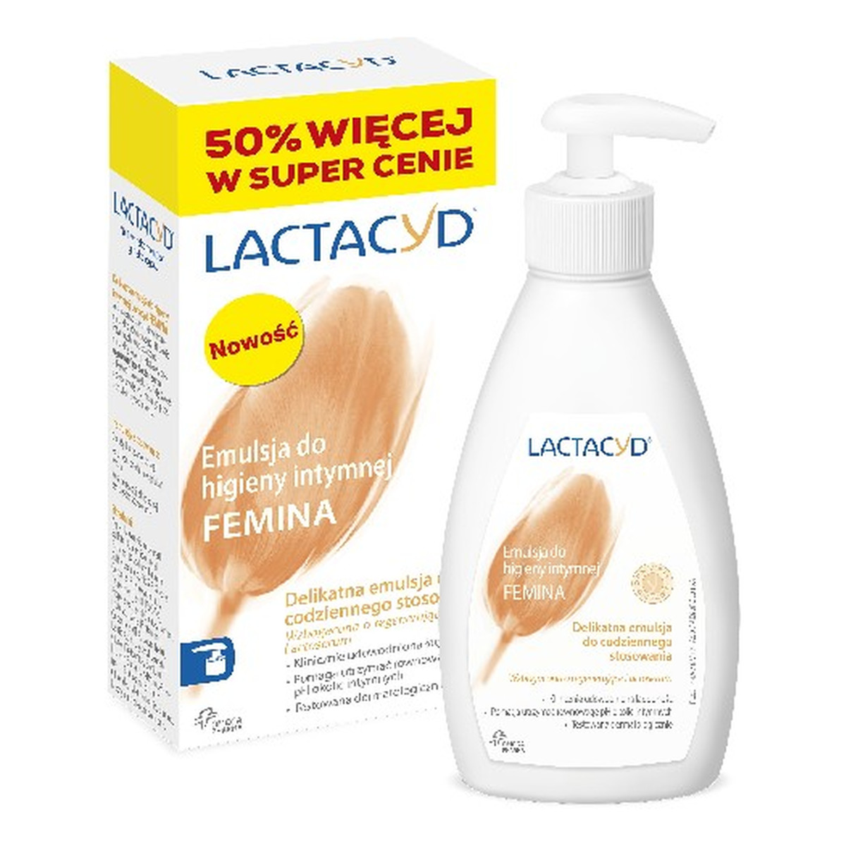 Lactacyd Femina Emulsja Do Higieny Intymnej 300ml