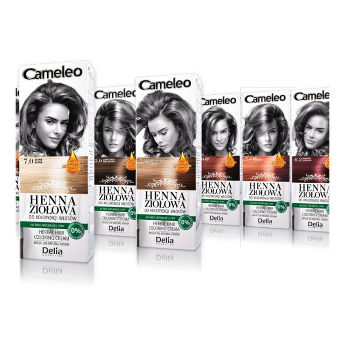 Cameleo Henna Creme Ziołowa Henna Do Koloryzacji Włosów