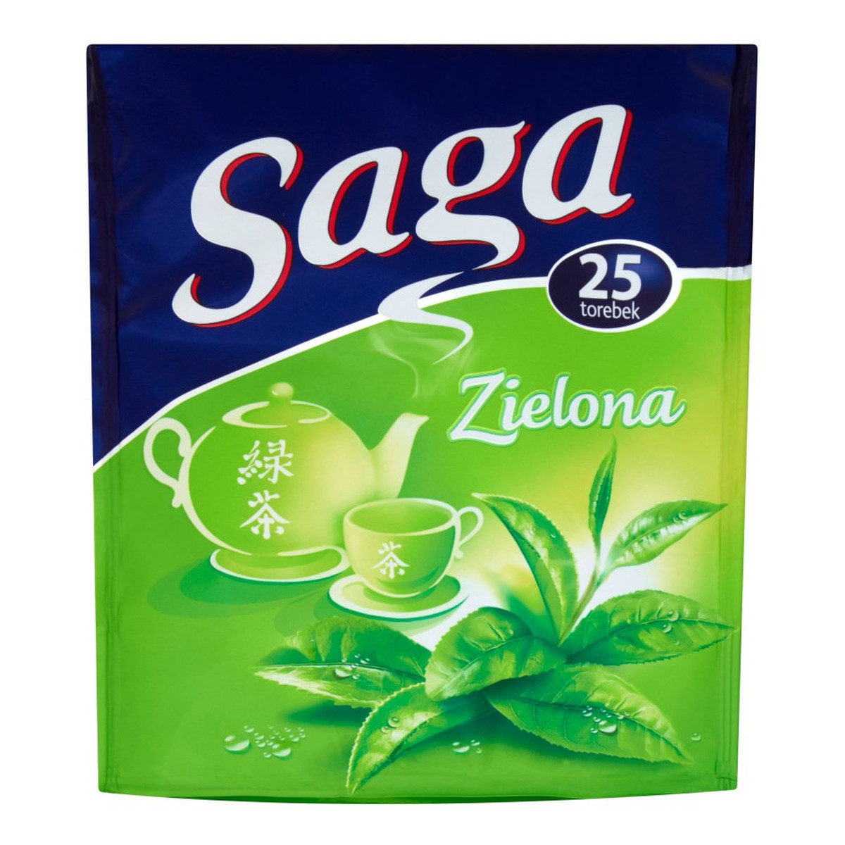 Saga Herbata zielona 25 torebek 32g