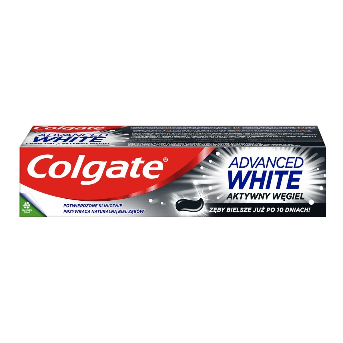 Colgate Pasta do zębów advanced white-aktywny węgiel 75ml