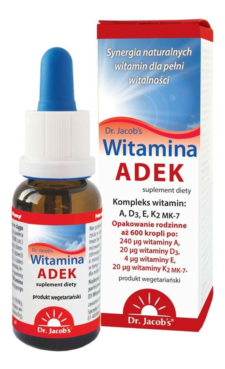 Witamina ADEK suplement diety w kroplach