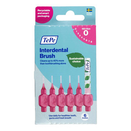 Original szczoteczki międzyzębowe 0.4mm różowe 6szt