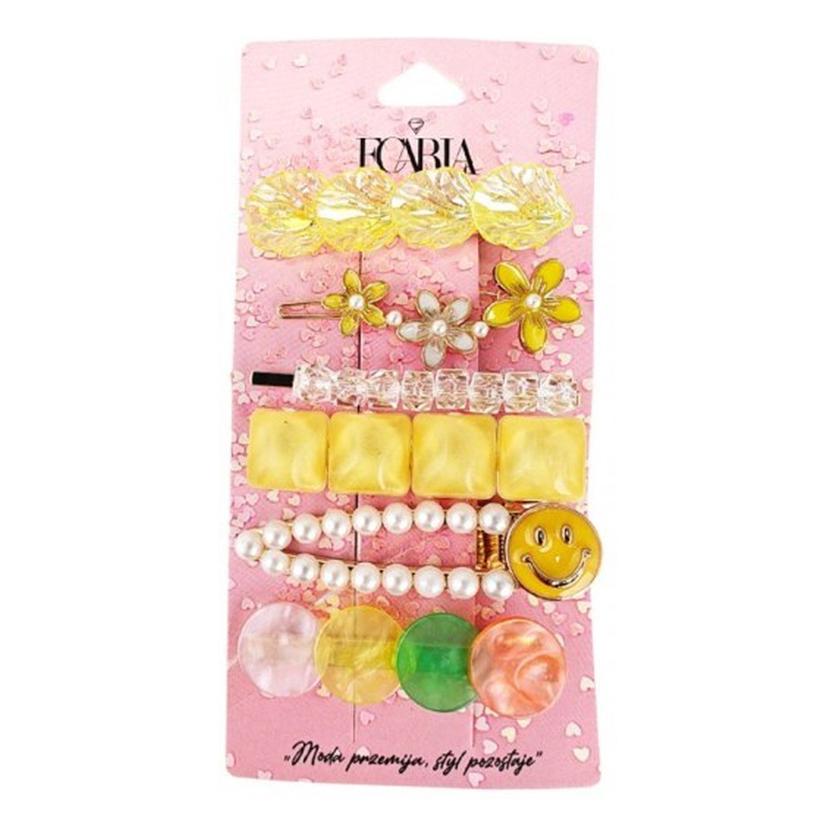 Ecarla Zestaw Spinek Do Włosów Zdobionych 6szt SP398