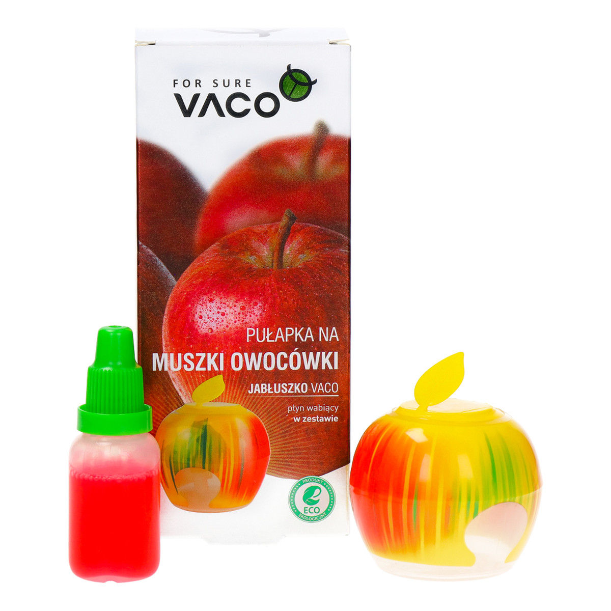 Vaco Pułapka na muszki owocówki jabłuszko 1szt 15ml