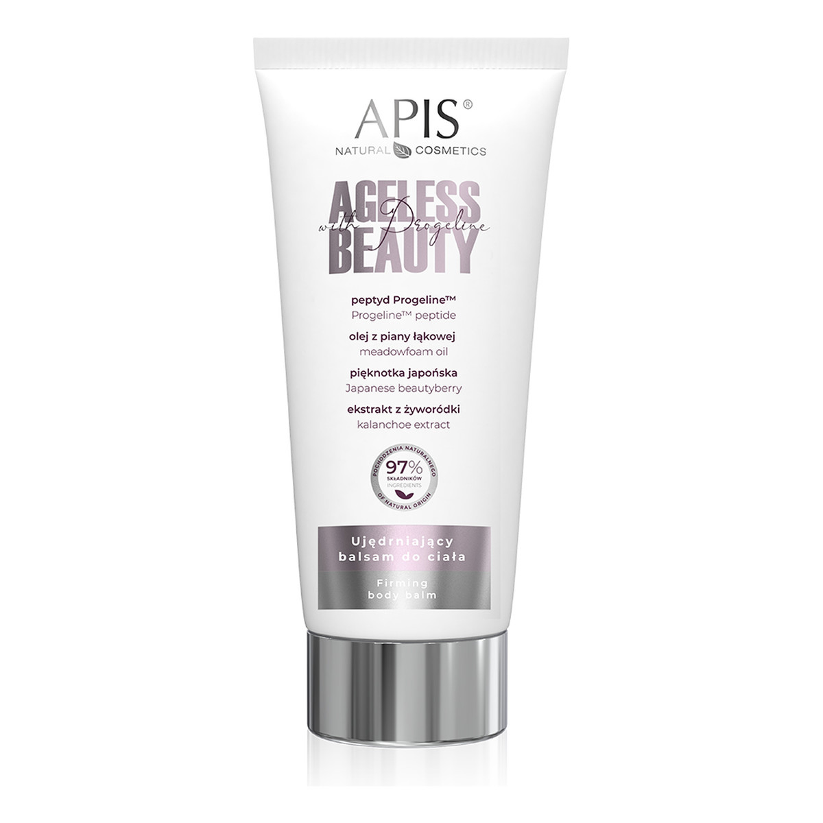 Apis Ageless Beauty Zestaw świąteczny Ujędrniający balsam do ciała z Progeliną 200ml + Biostymulujący krem z roślinnymi egzosomami 100ml