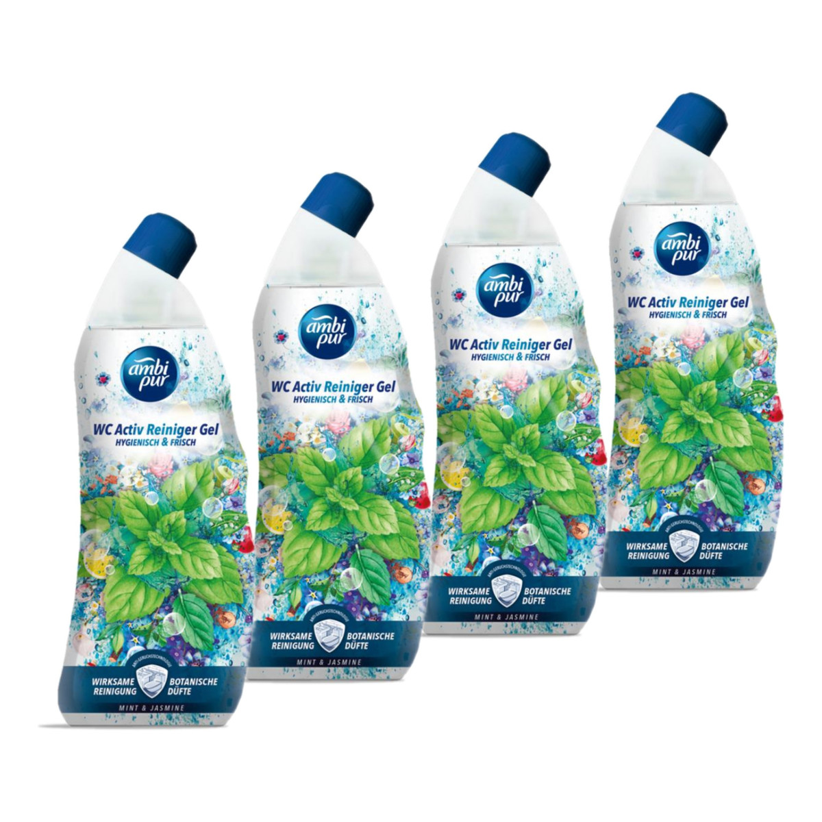 Ambi Pur Żel do WC Mięta & jaśmin 4x750ml