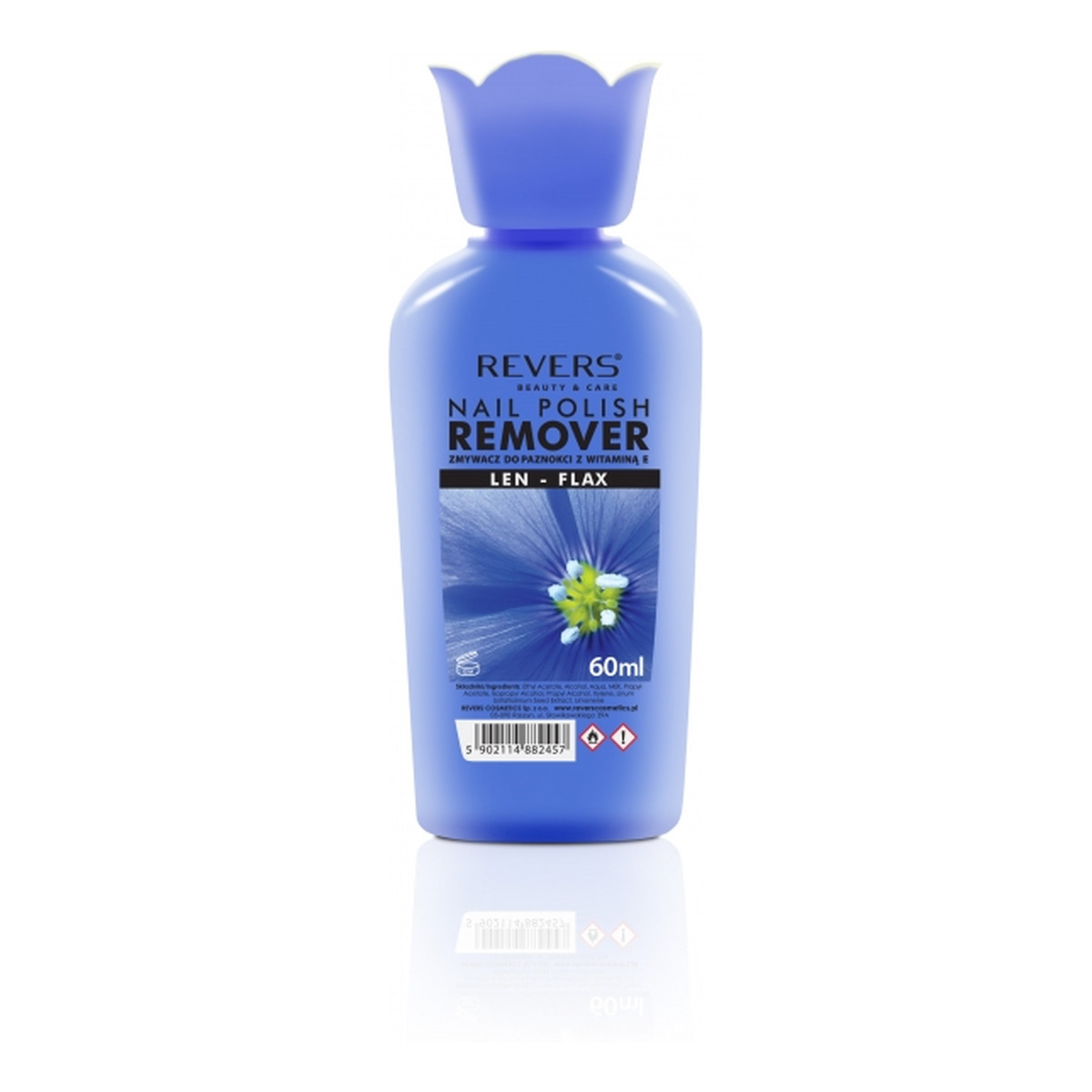 Revers Zmywacz do paznokci z lnem 60ml