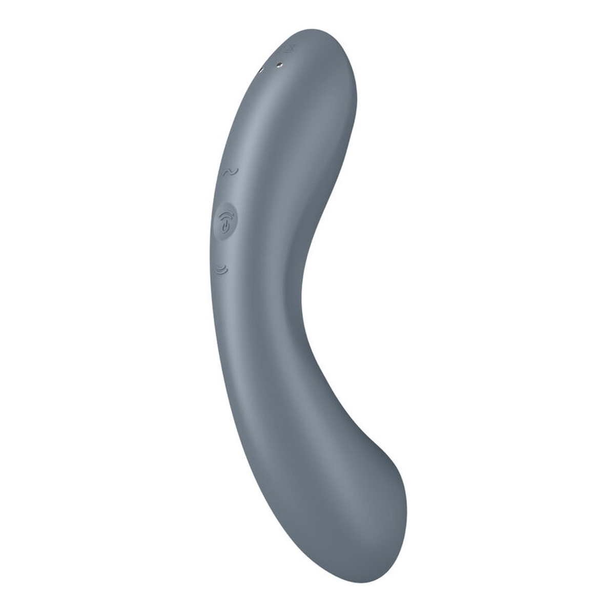 Satisfyer Curvy Trinity 1 Air Pulse Vibrator Wibrator ssący Bluegrey