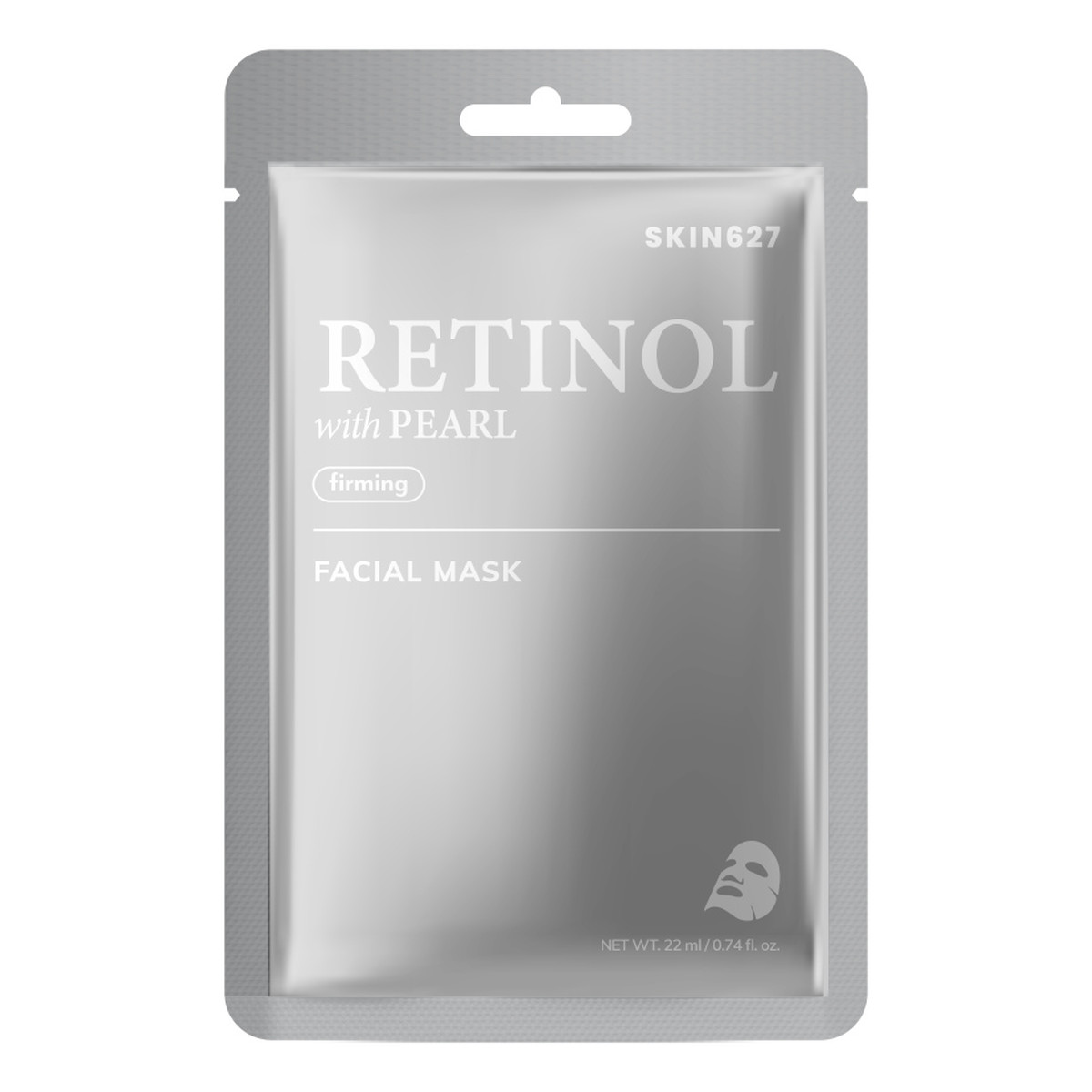 Skin627 Retinol With Pearl Ujędrniająca maska do twarzy w płacie 22ml