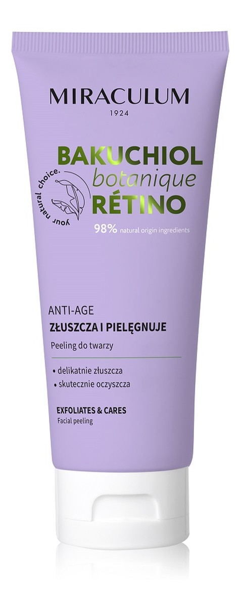Bakuchiol anti-age pielęgnująco-złuszczający peeling do twarzy
