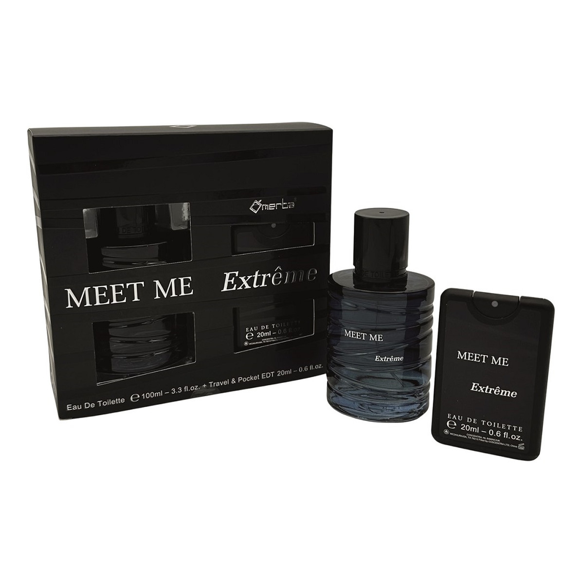 Omerta Meet Me Extreme Zestaw woda toaletowa spray 100ml + woda toaletowa spray 20ml