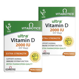 Ultra vitamin d 2000 IU suplement diety 96 tabletek x 2 opakowania