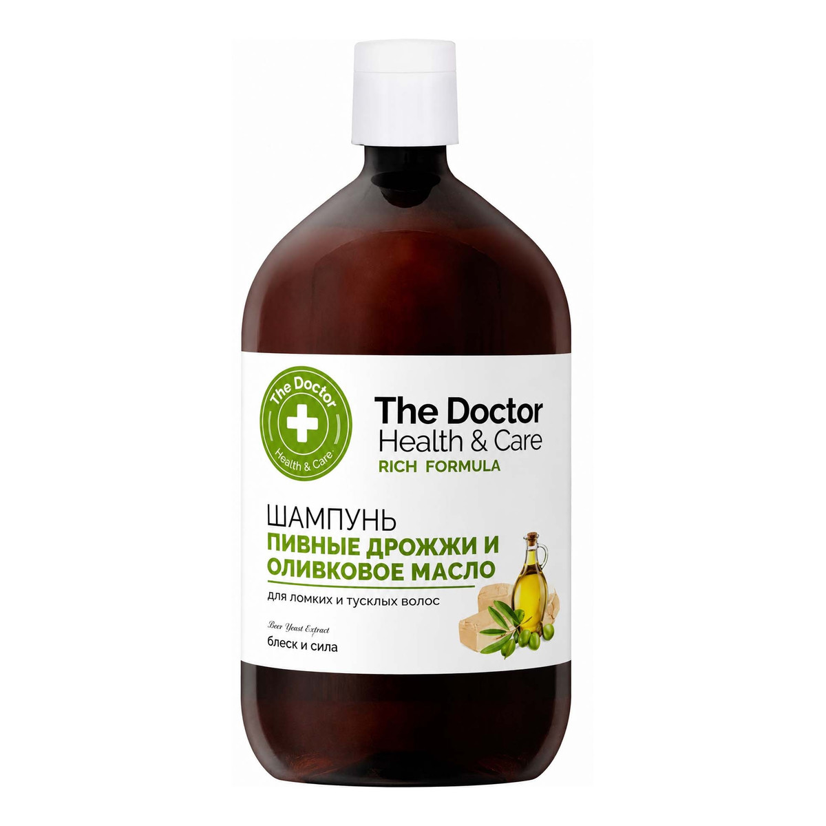 The Doctor Odżywczy szampon z drożdżami piwnymi i oliwą z oliwek do włosów łamliwych i matowych 946ml