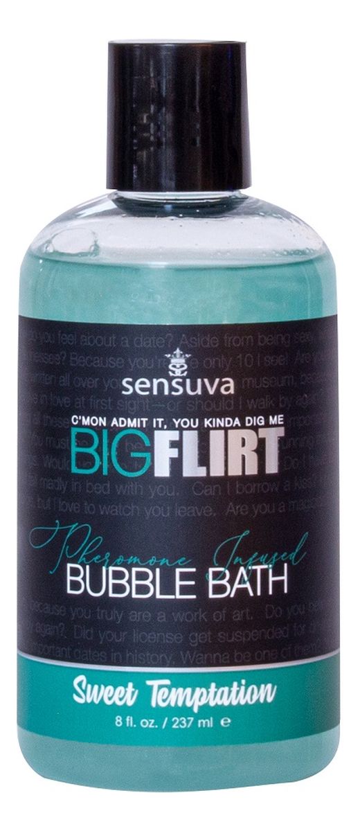 Big flirt pheromone infused bubble bath płyn do kąpieli z feromonami sweet temptation