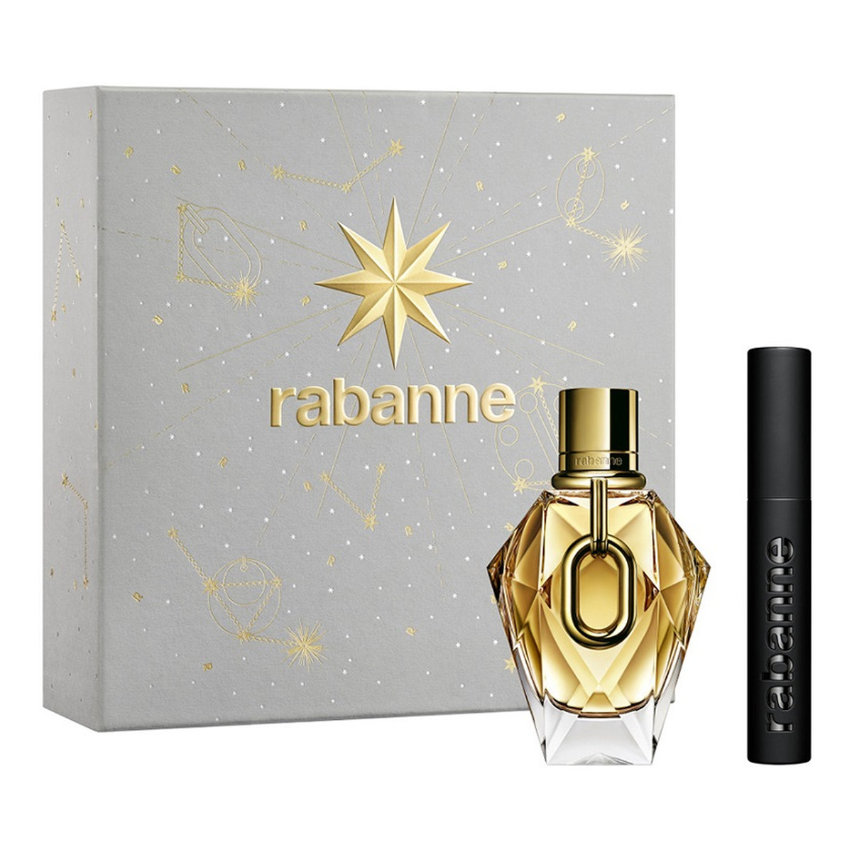 Paco Rabanne Million Gold For Her zestaw woda perfumowana spray 90ml + tusz do rzęs 8ml