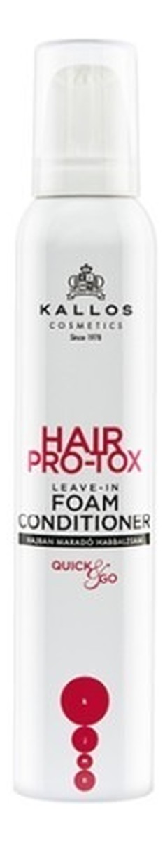 Hair Pro-Tox Leaven - In Foam Conditioner Pianka-Odżywka do włosów