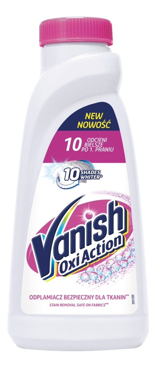 Oxi action odplamiacz do białych tkanin w płynie