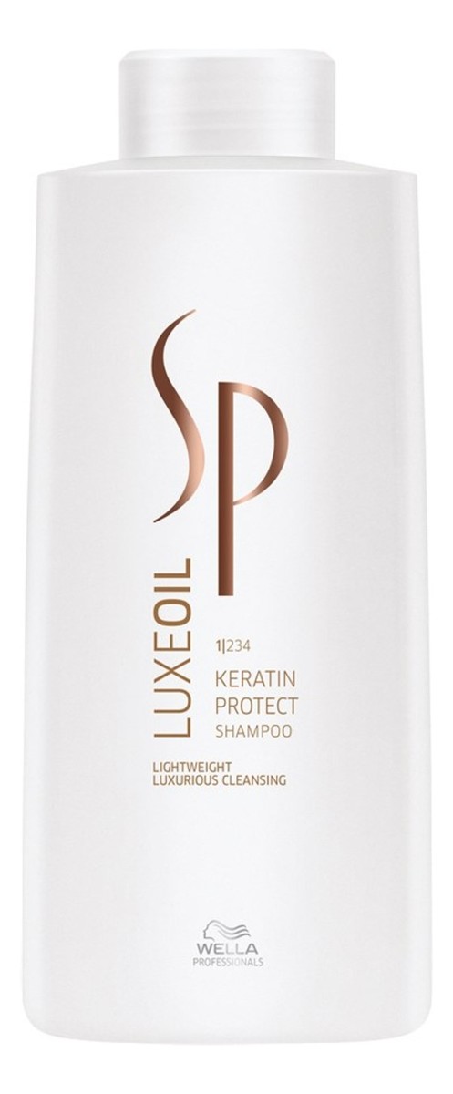 Sp luxe oil keratin protect shampoo regenerujący szampon do włosów