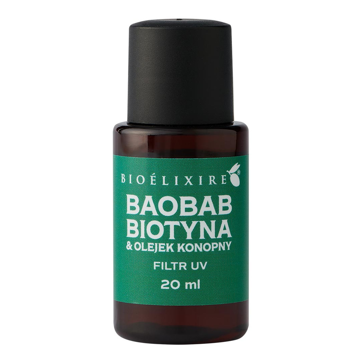 Bioelixire Silikonowe serum do włosów Baobab + Biotyna & Olejek konopny 20ml