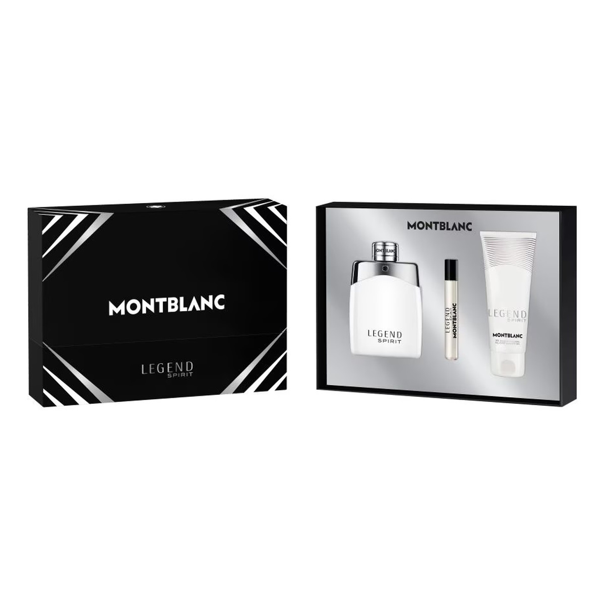 Mont Blanc Legend Spirit Pour Homme Zestaw woda toaletowa spray 100ml + miniatura wody toaletowej 7.5ml + żel pod prysznic 100ml