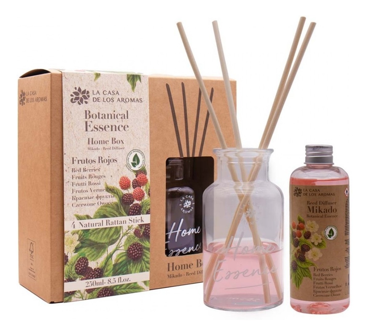Botanical essence patyczki zapachowe czerwone owoce