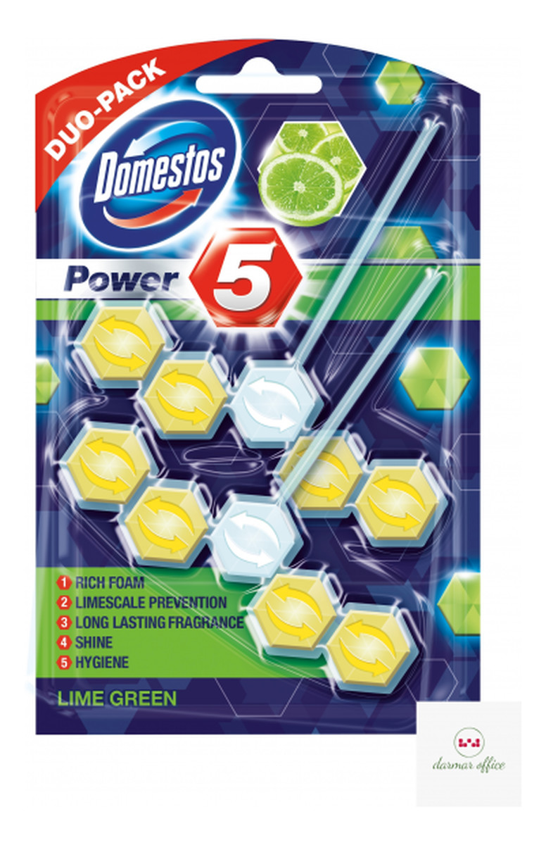 Kostka WC Duo Zawieszka Lime