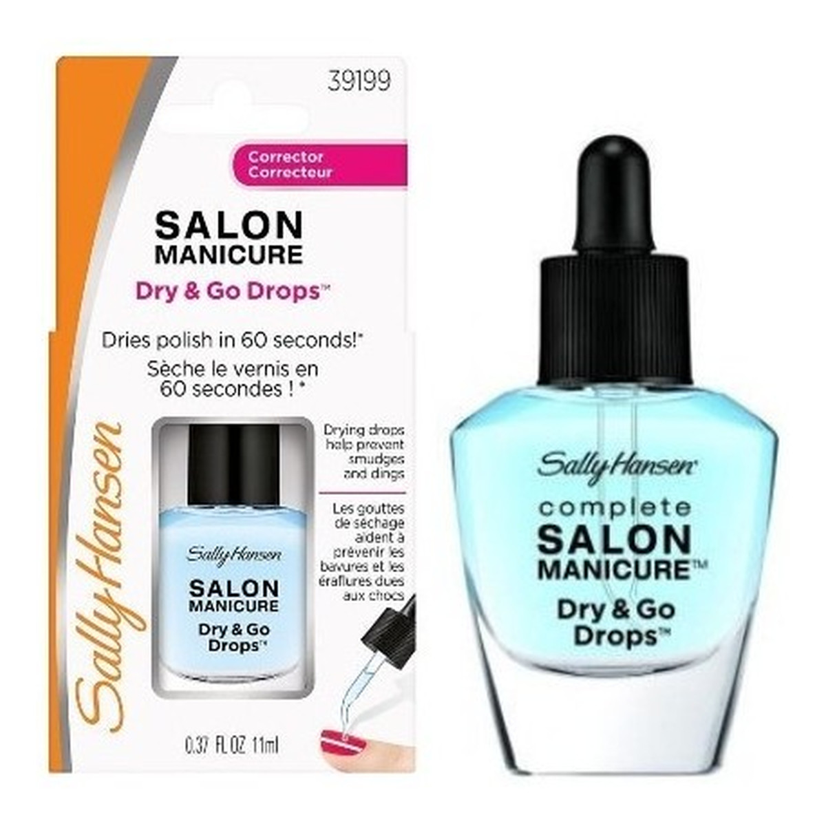 Sally Hansen Complete Salon Manicure Dry & Go Drops Wysuszacz lakieru 11ml