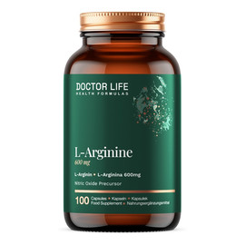L-arginine 600mg suplement diety 100 kapsułek