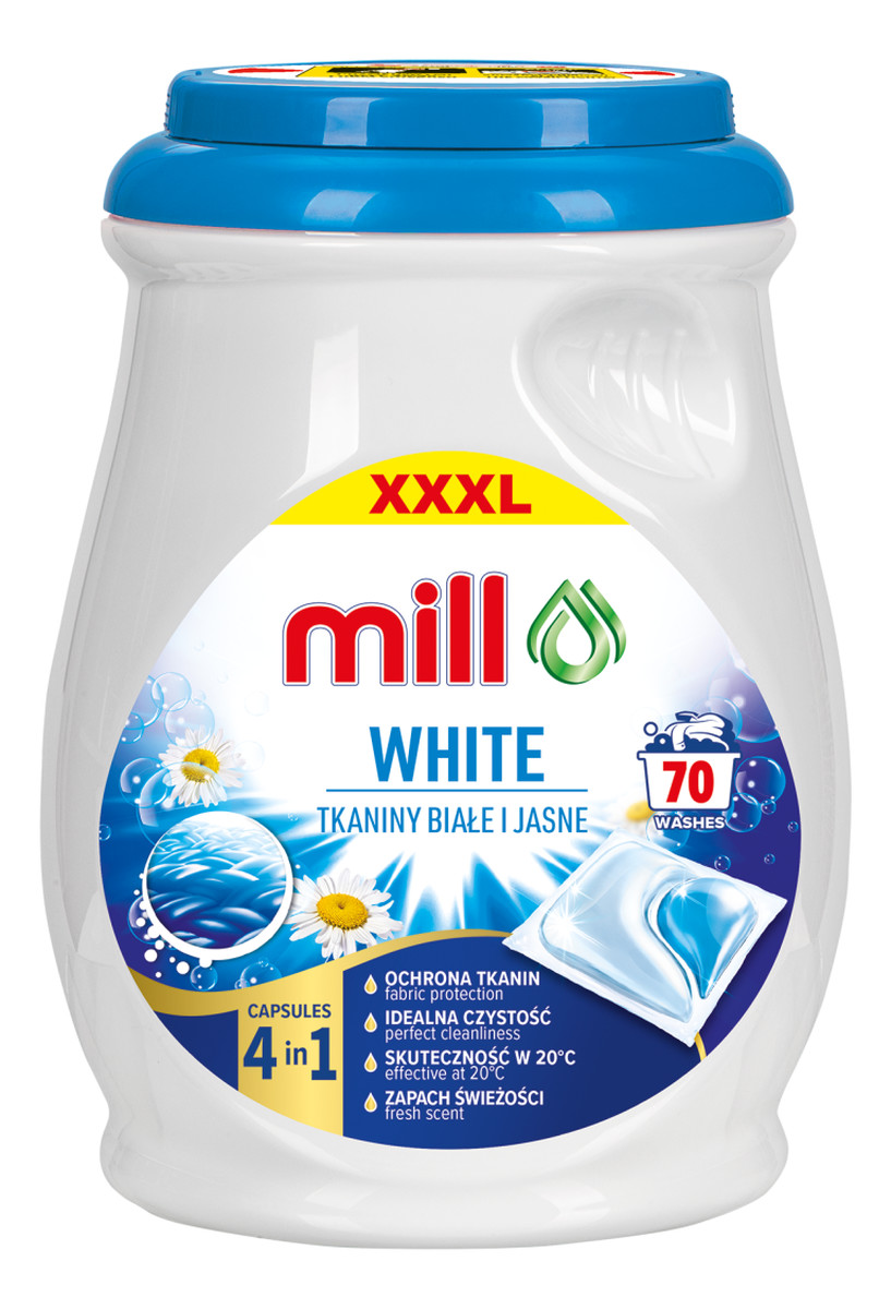 Kapsułki Duo Caps do prania białych tkanin 70 szt.