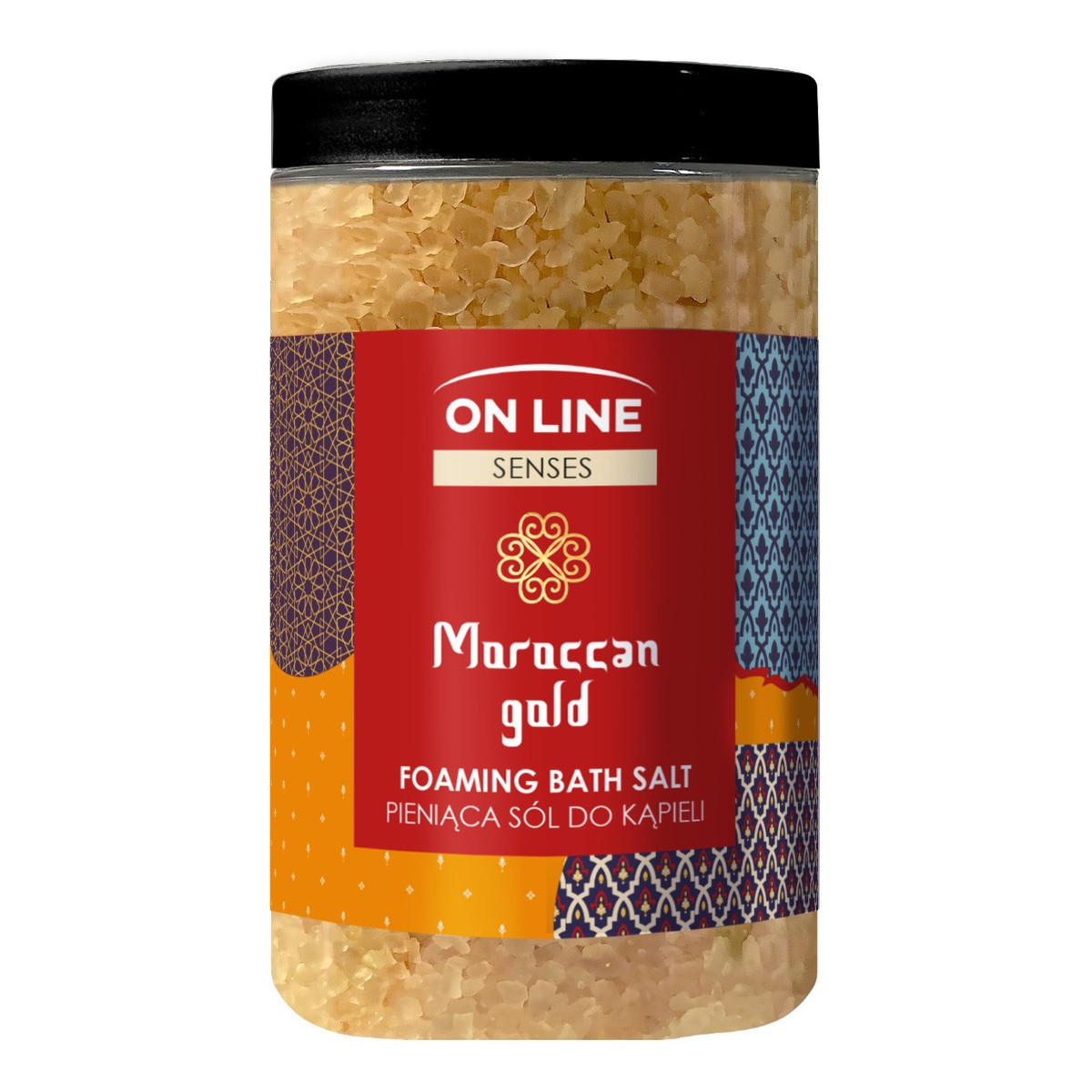 On Line Senses sól do kąpieli-moroccan gold 480g