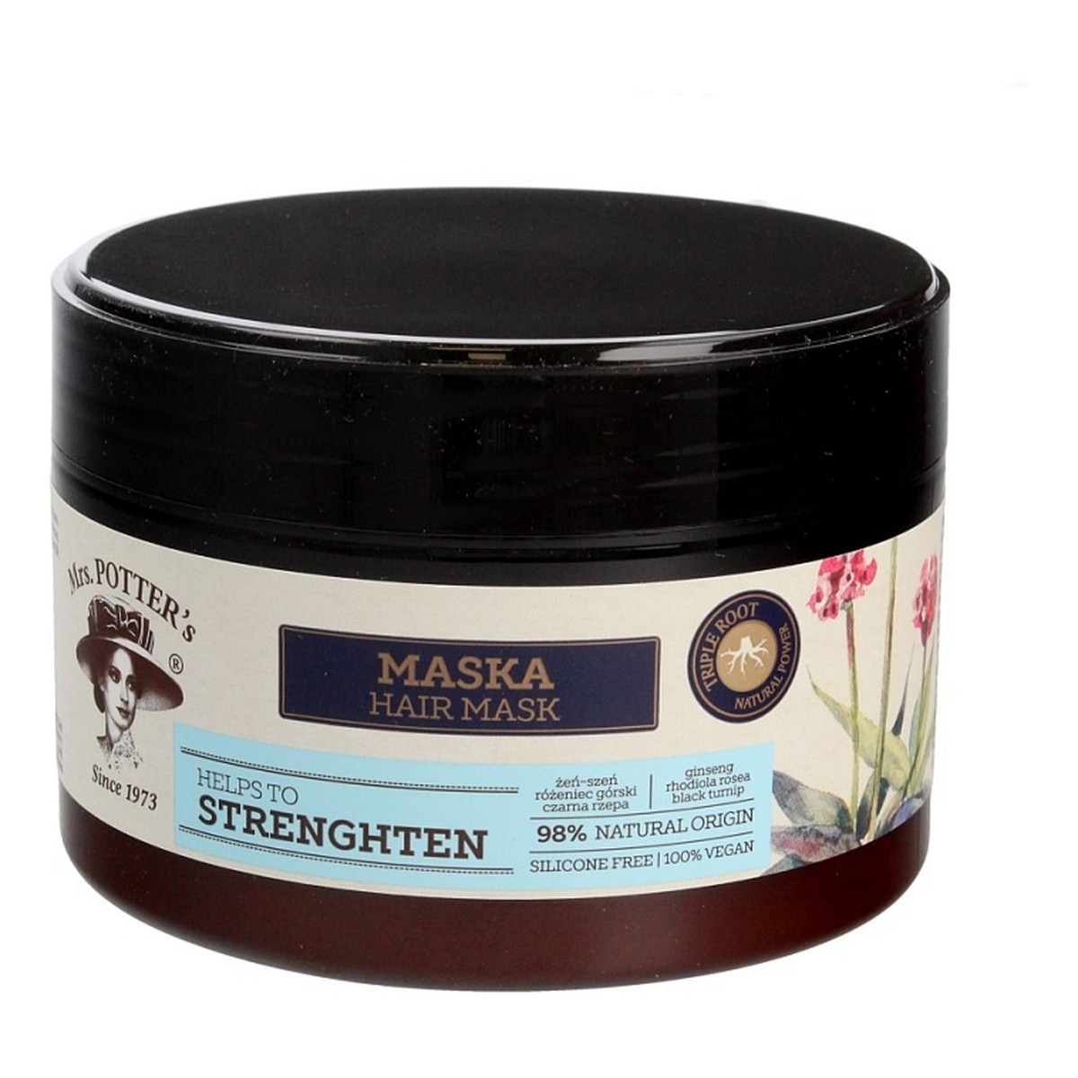 Mrs. Potter's Strenghten Maska do włosów cienkich 230ml