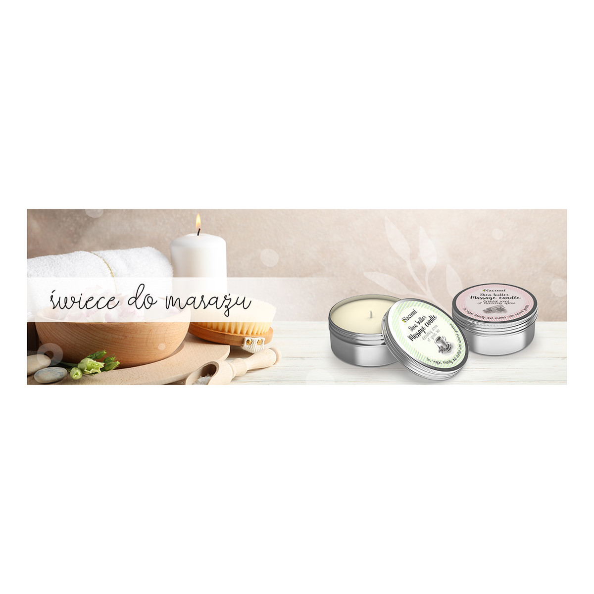 Nacomi Balsam W Świecy O Zapachu Pomarańczy Z Wanilią 150ml