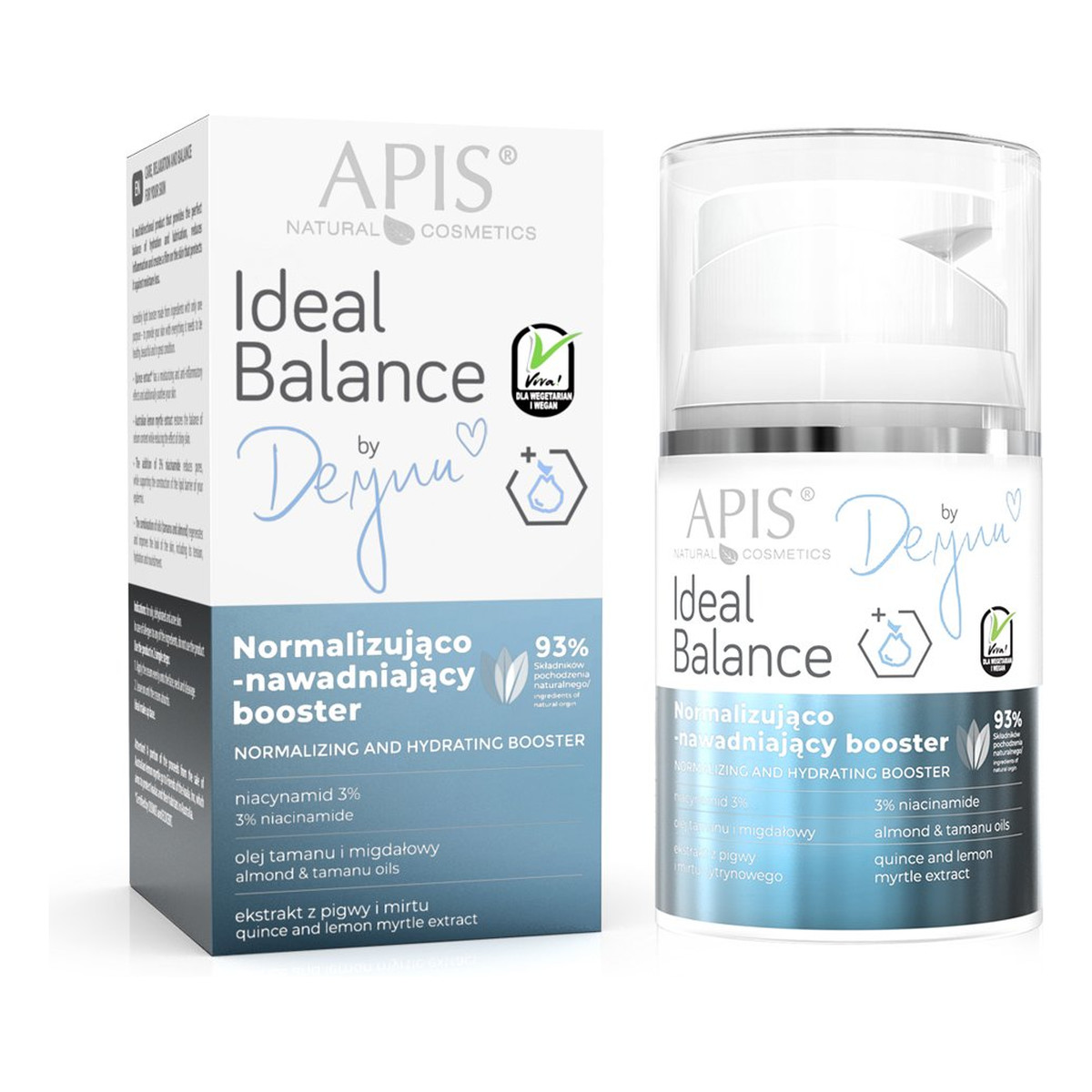 Apis Ideal Balance By Deynn normalizująco-nawadniający booster do twarzy 50ml