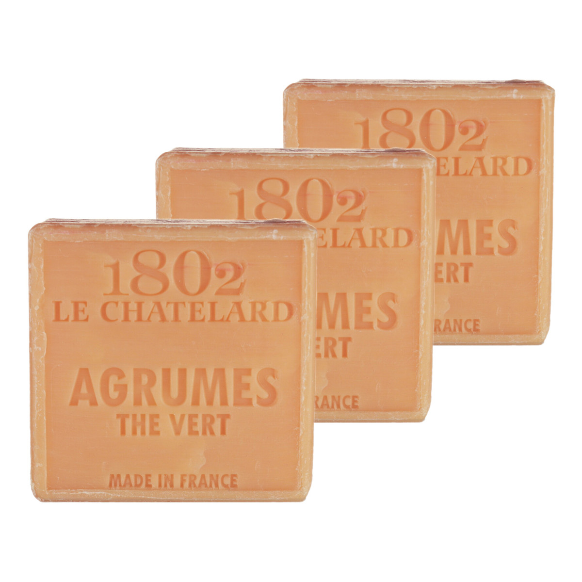 Le Chatelard 1802 Mydło marsylskie Zielona herbata 3x100g