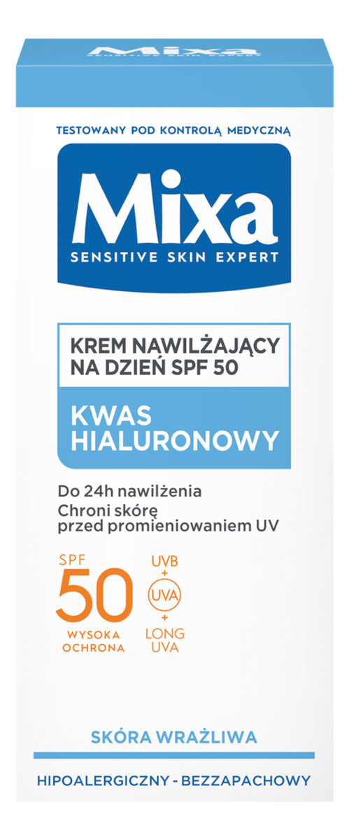 Krem nawilżający na dzień spf50