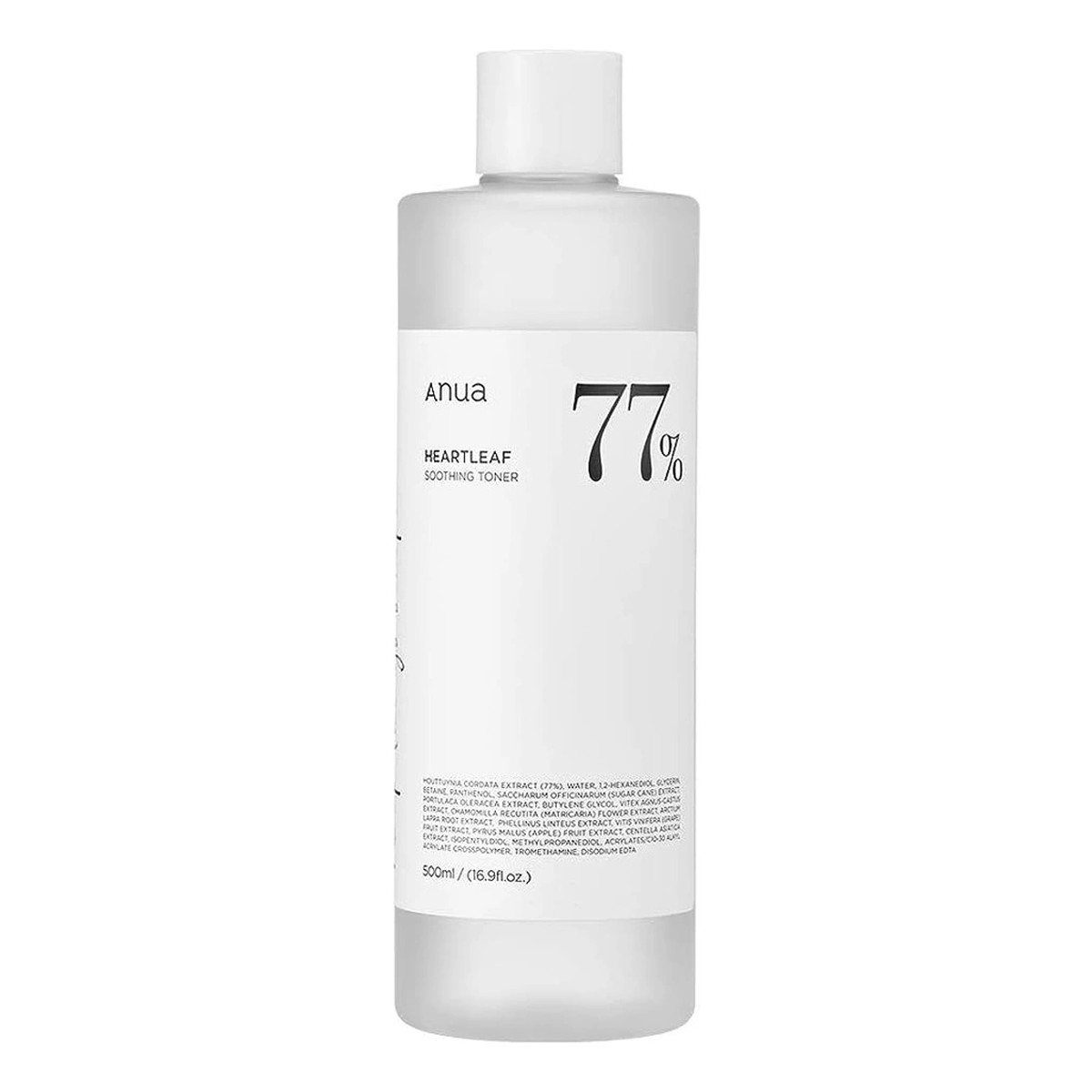 Anua Heartleaf Kojący tonik do twarzy 77% 500ml