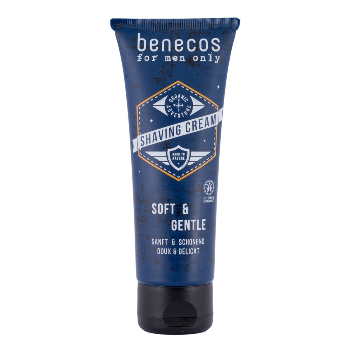 Benecos For Men Only Shaving Cream naturalny Krem do golenia 75ml