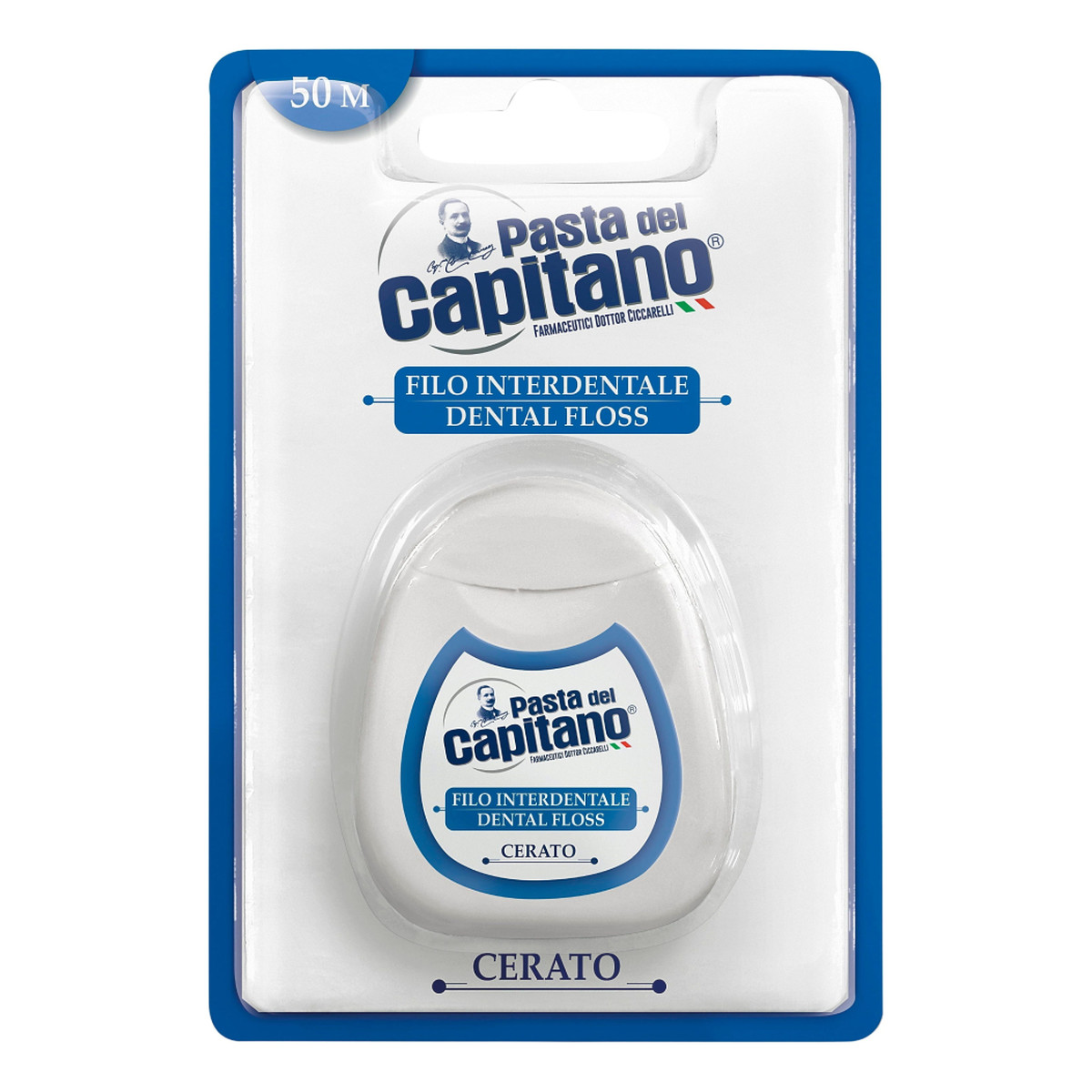 Pasta del Capitano Dental Floss woskowana nić dentystyczna 50m