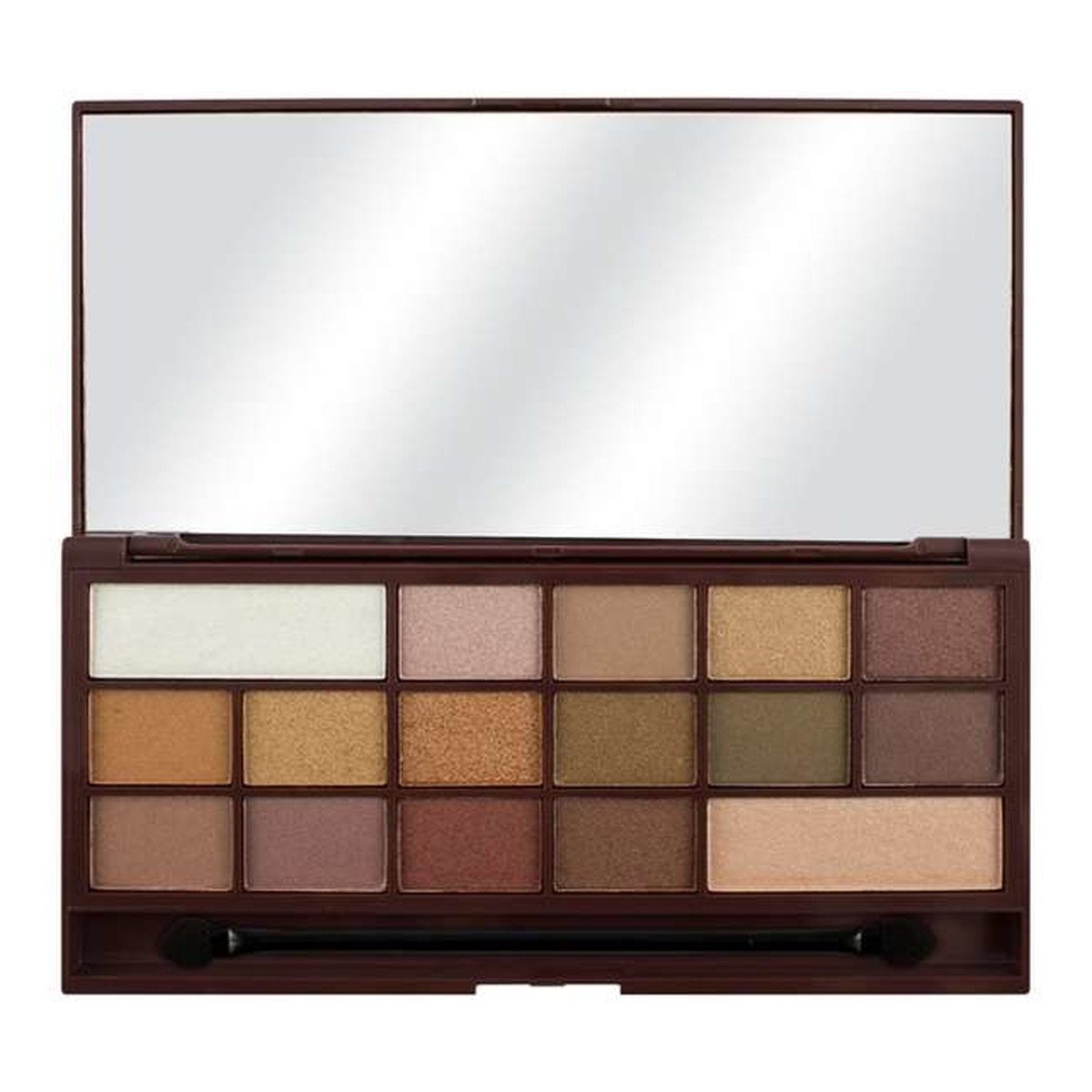 Makeup Revolution Chocolate Golden bar Paleta cieni do powiek