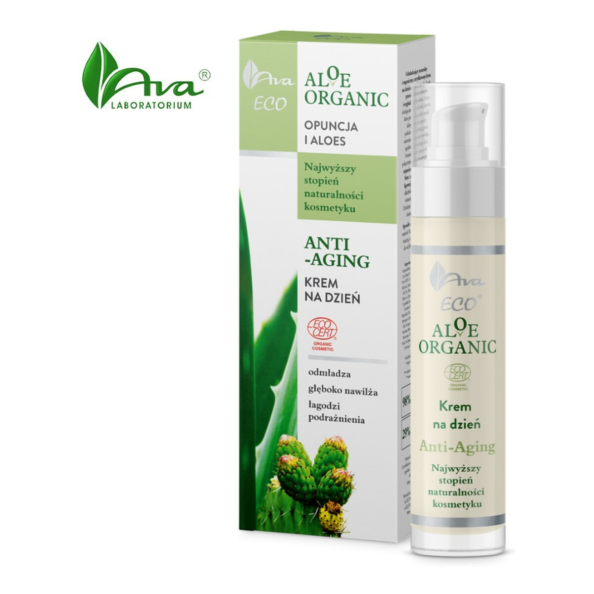 Ava Laboratorium ALOE ORGANIC Krem na dzień anti-aging 50ml