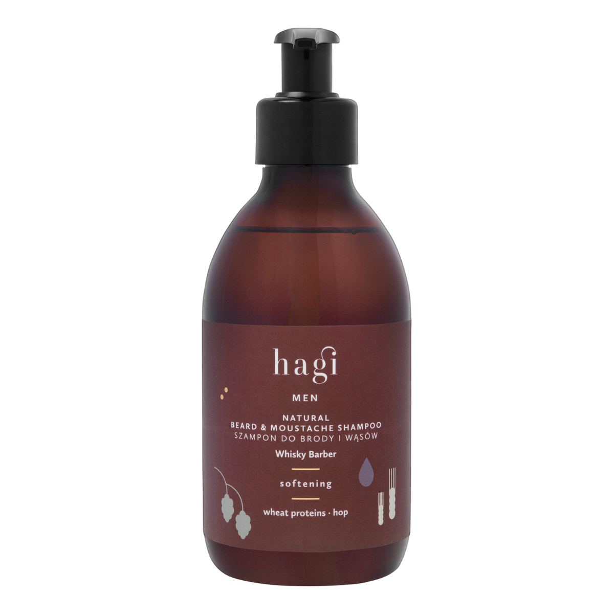 Hagi Szampon do brody i wąsów Whisky Barber 300ml