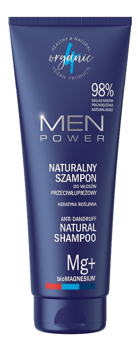 Men power naturalny przeciwłupieżowy szampon do włosów