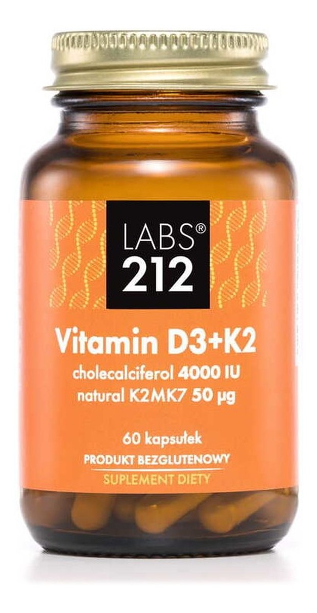 Vitamin D3+K2 suplement diety 60 kapsułek