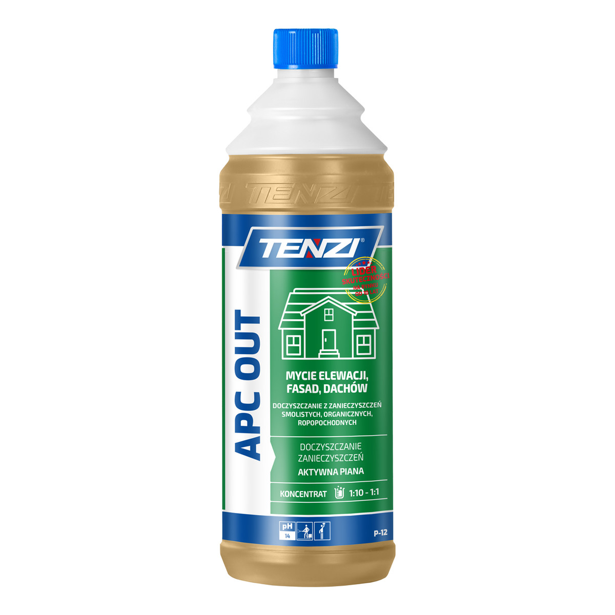 Tenzi APC Out Środek do doczyszczania elewacji domu dachu kostki brukowej 1000ml