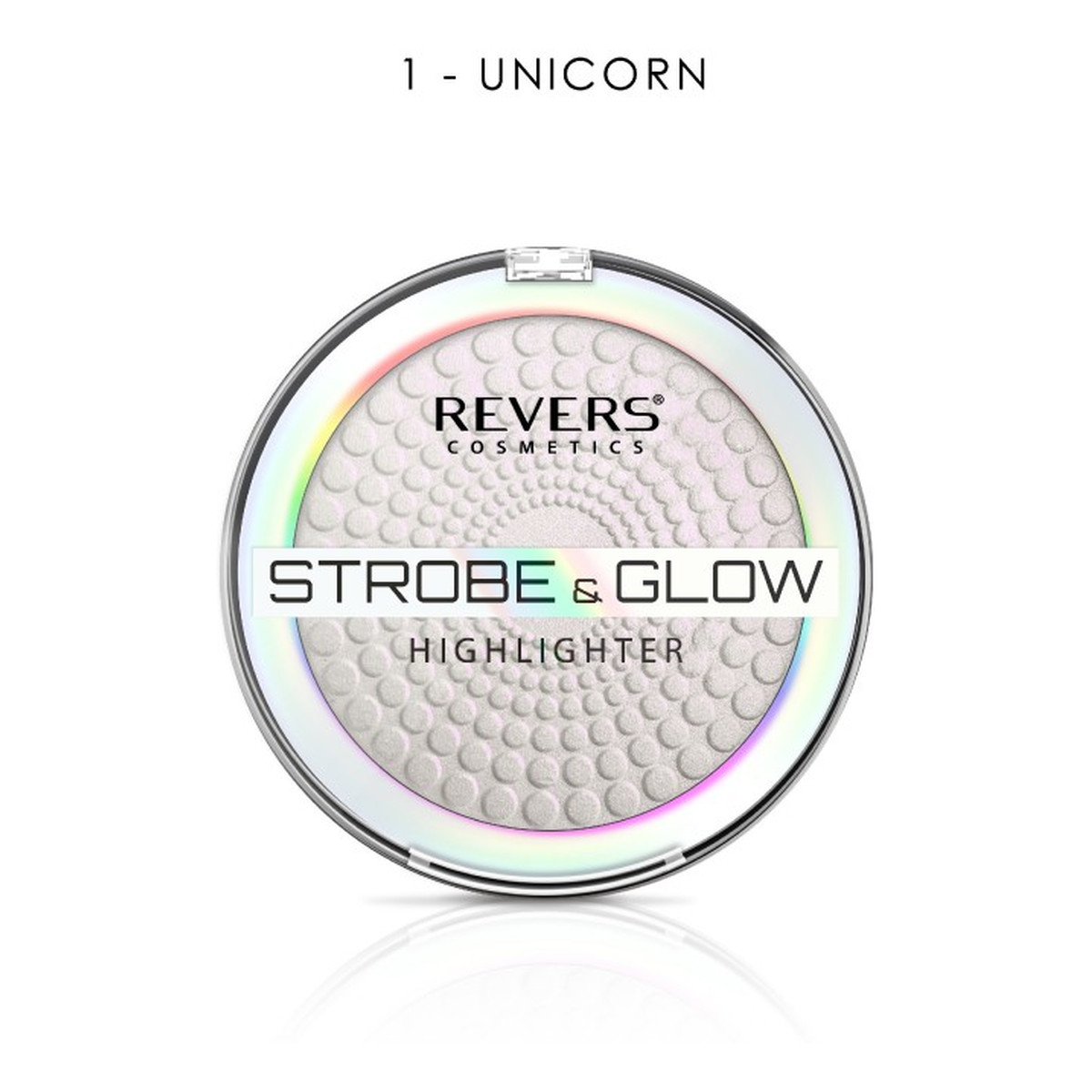 Revers Strobe & Glow Highlighter Puder rozświetlający 8g