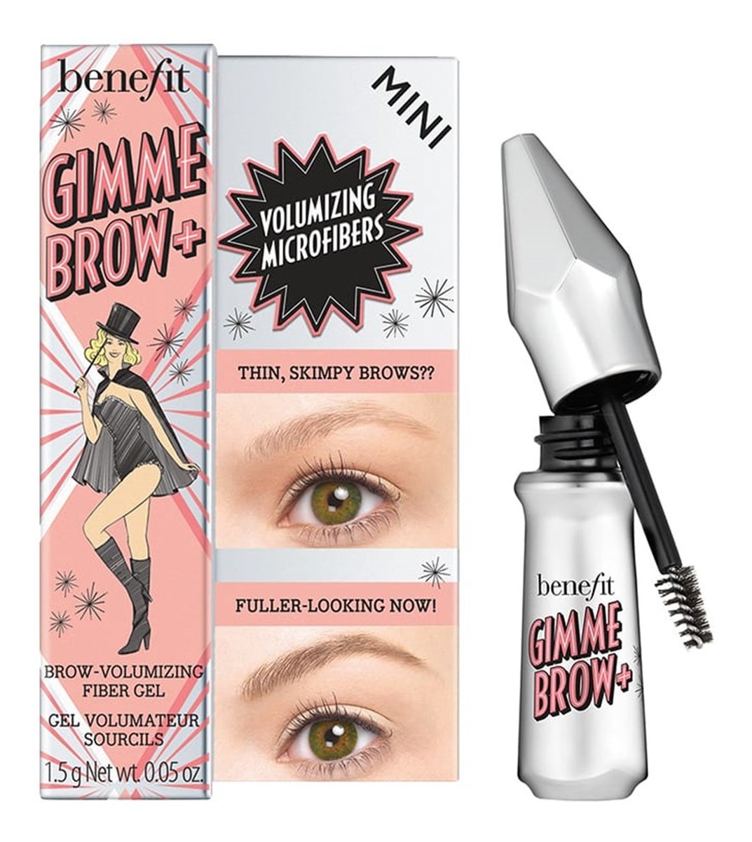 Volumizing Eyebrow Gel Travel Size mini żel dodający brwiom objętości