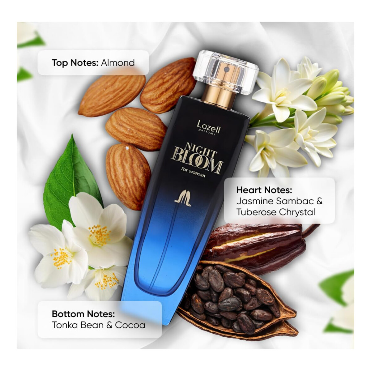 Lazell Night Bloom For Woman Woda perfumowana spray 100ml