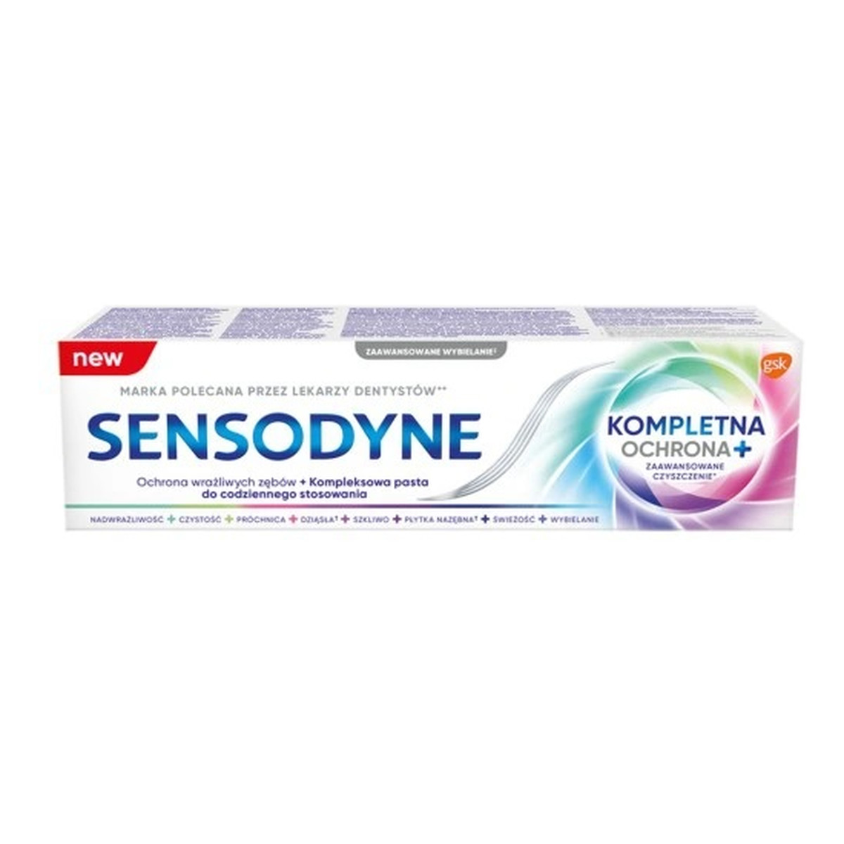 Sensodyne Kompletna ochrona+ pasta do zębów z fluorkiem 75ml