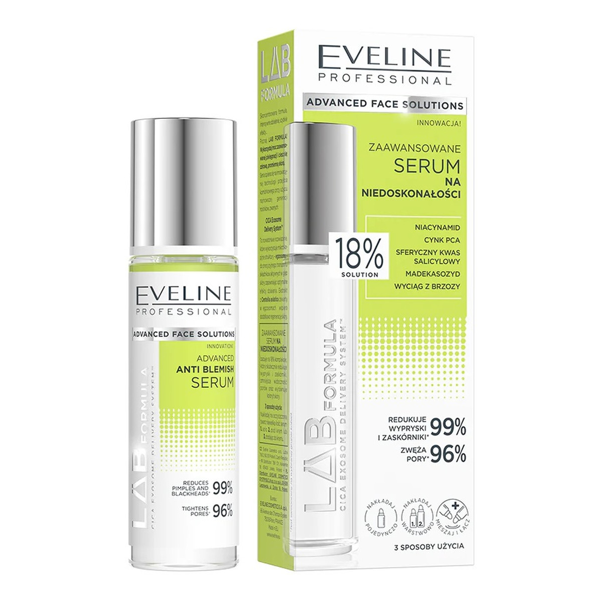 Eveline Lab Formula zaawansowane Serum na niedoskonałości 30ml